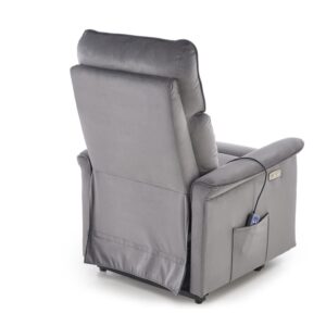 Nojatuoli SEMIIR 2 sähköinen nojatuoli + hieronta, harmaa