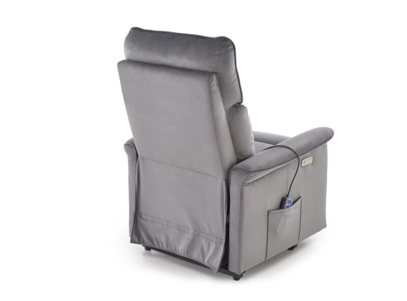 Nojatuoli SEMIIR 2 sähköinen nojatuoli + hieronta, harmaa
