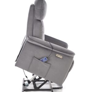 Nojatuoli SEMIIR 2 sähköinen nojatuoli + hieronta, harmaa