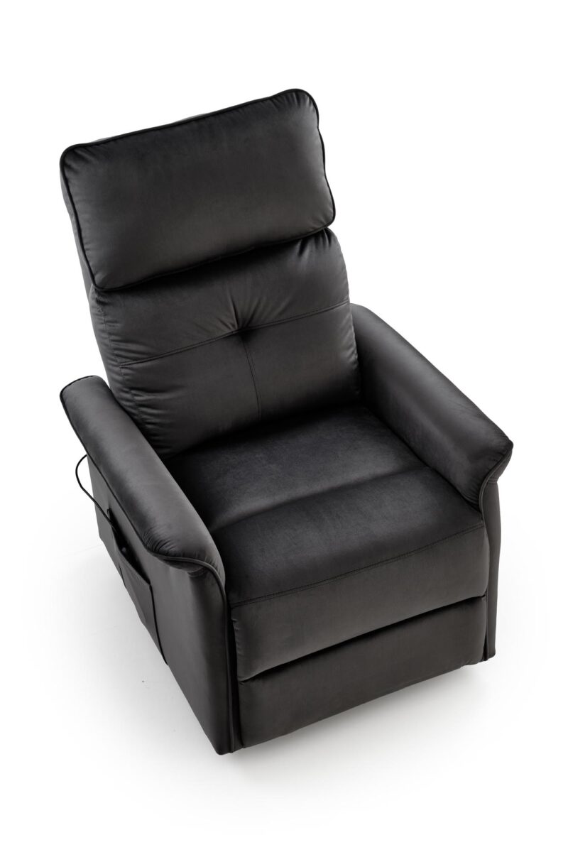 SEMIIR 2 sähkösäätöinen nojatuoli + hieronta, musta