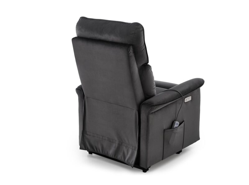 SEMIIR 2 sähkösäätöinen nojatuoli + hieronta, musta