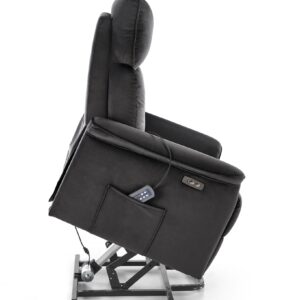 SEMIIR 2 sähkösäätöinen nojatuoli + hieronta, musta