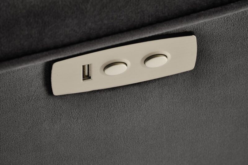 SEMIIR 2 sähkösäätöinen nojatuoli + hieronta, musta