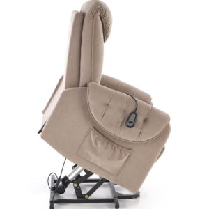 ORTEL nojatuoli sähköinen recliner + hieronta, beige