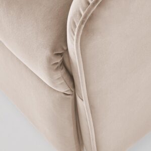 Maron-naamioitu sähkösäätöinen nojatuoli, beige