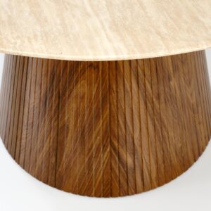 Pyöreä Ruokapöytä PIRION, travertiini