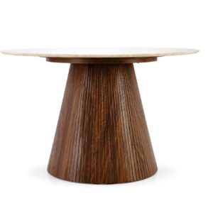 Pyöreä Ruokapöytä PIRION, travertiini