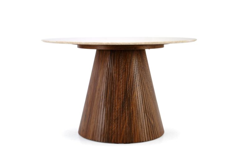 Pyöreä Ruokapöytä PIRION, travertiini