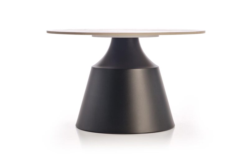 Kahvilausett MAGEL, valkoinen marmori / musta