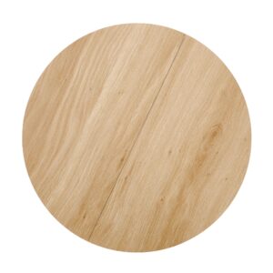 Kahvilapöydän komplekti DANTE, luonnollinen / musta