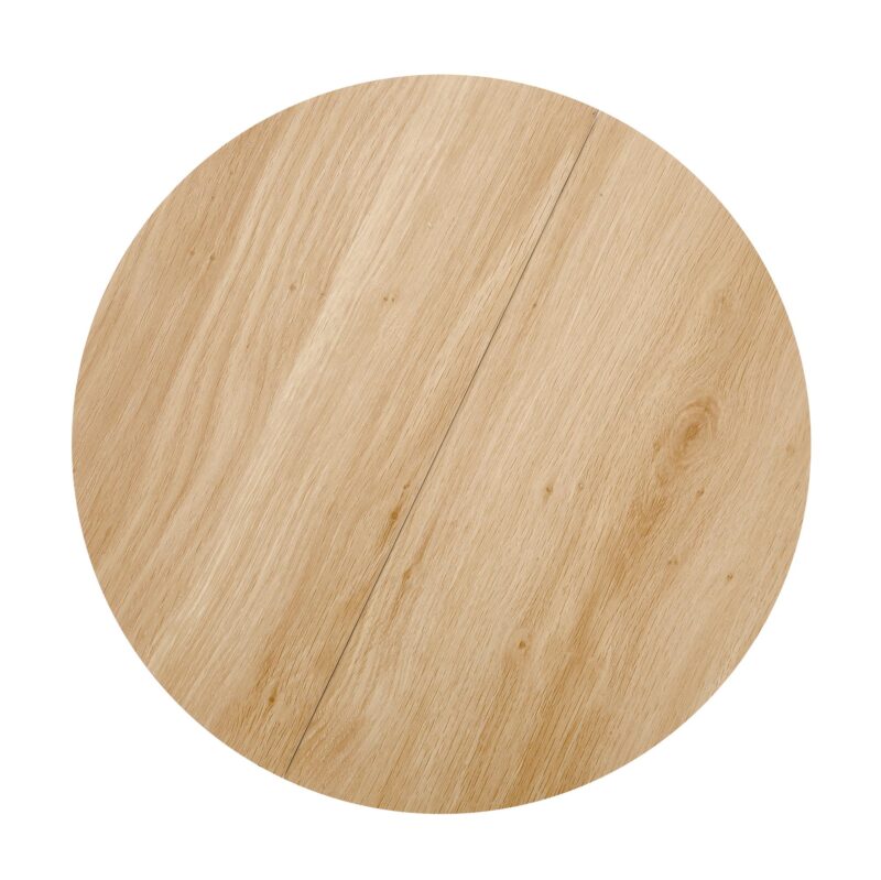 Kahvilapöydän komplekti DANTE, luonnollinen / musta