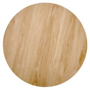 Kahvilapöydän komplekti DANTE, luonnollinen / musta