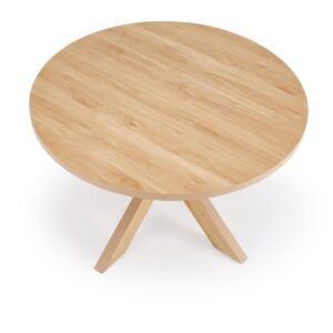 Pyöreä ruokapöytä MORVIN, luonnollinen