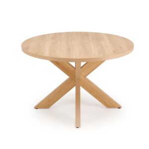 Pyöreä ruokapöytä MORVIN, luonnollinen