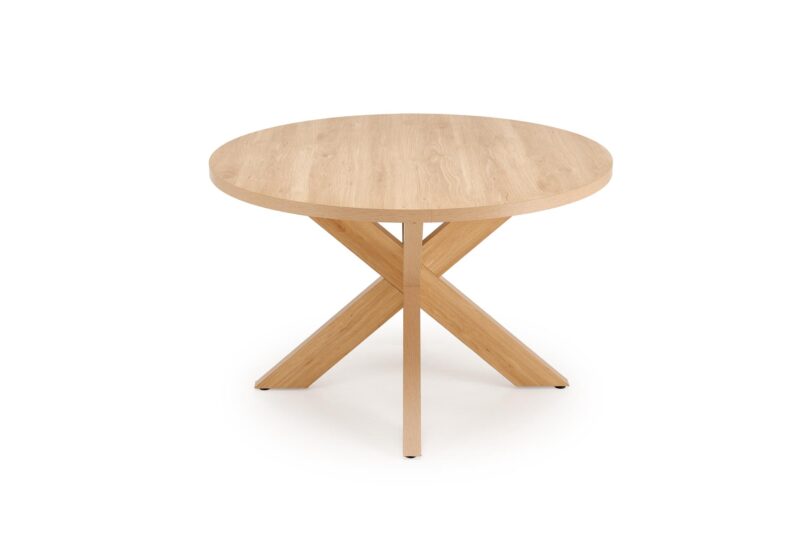 Pyöreä ruokapöytä MORVIN, luonnollinen