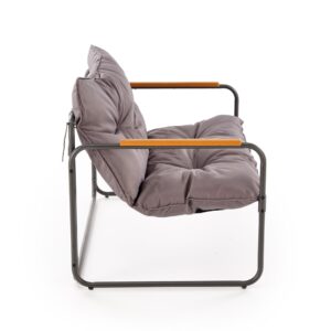 HUDSON-puutarhakalusteiden sarja, harmaa / ruskea