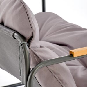 HUDSON-puutarhakalusteiden sarja, harmaa / ruskea