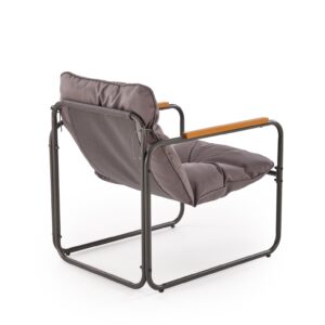 HUDSON-puutarhakalusteiden sarja, harmaa / ruskea