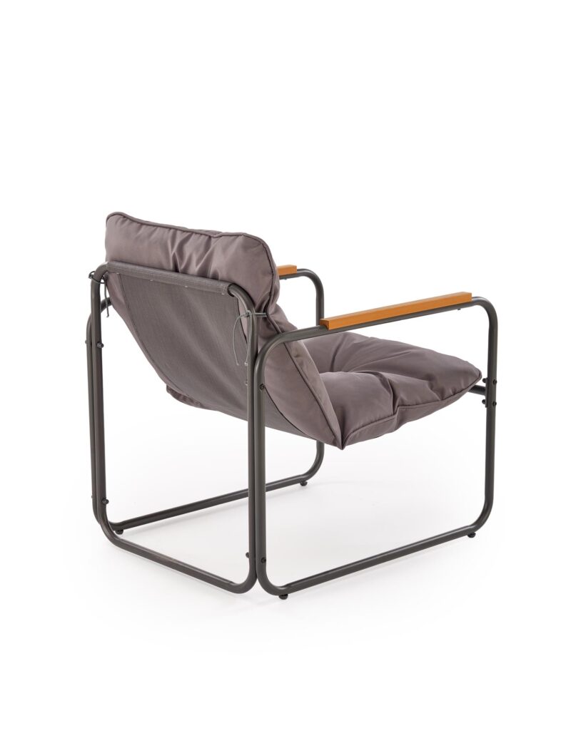 HUDSON-puutarhakalusteiden sarja, harmaa / ruskea