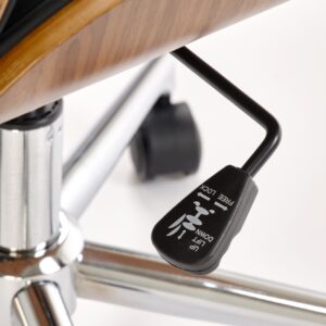 Toimistotuoli TIMBER, pähkinä / musta