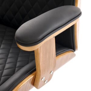 Toimistotuoli TIMBER, pähkinä / musta