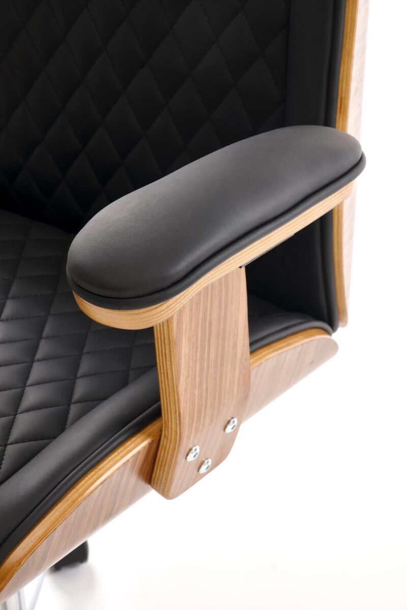 Toimistotuoli TIMBER, pähkinä / musta