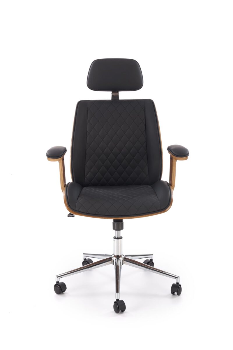 Toimistotuoli TIMBER, pähkinä / musta