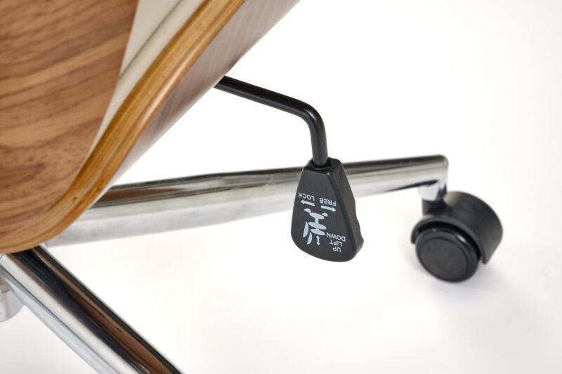 Toimistotuoli TIMBER, pähkinäpuu/vaalea beige