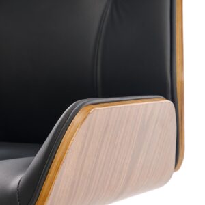 Toimistohelppi WEBSTER, pähkinäpuisena / mustana