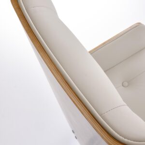 Toimistotuoli WEBSTER, pähkinä/painopunainen