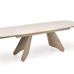 Pidentävä Ruokapöytä SALVIR, travertiini / kashmir