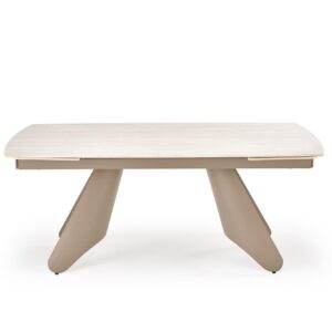 Pidentävä Ruokapöytä SALVIR, travertiini / kashmir