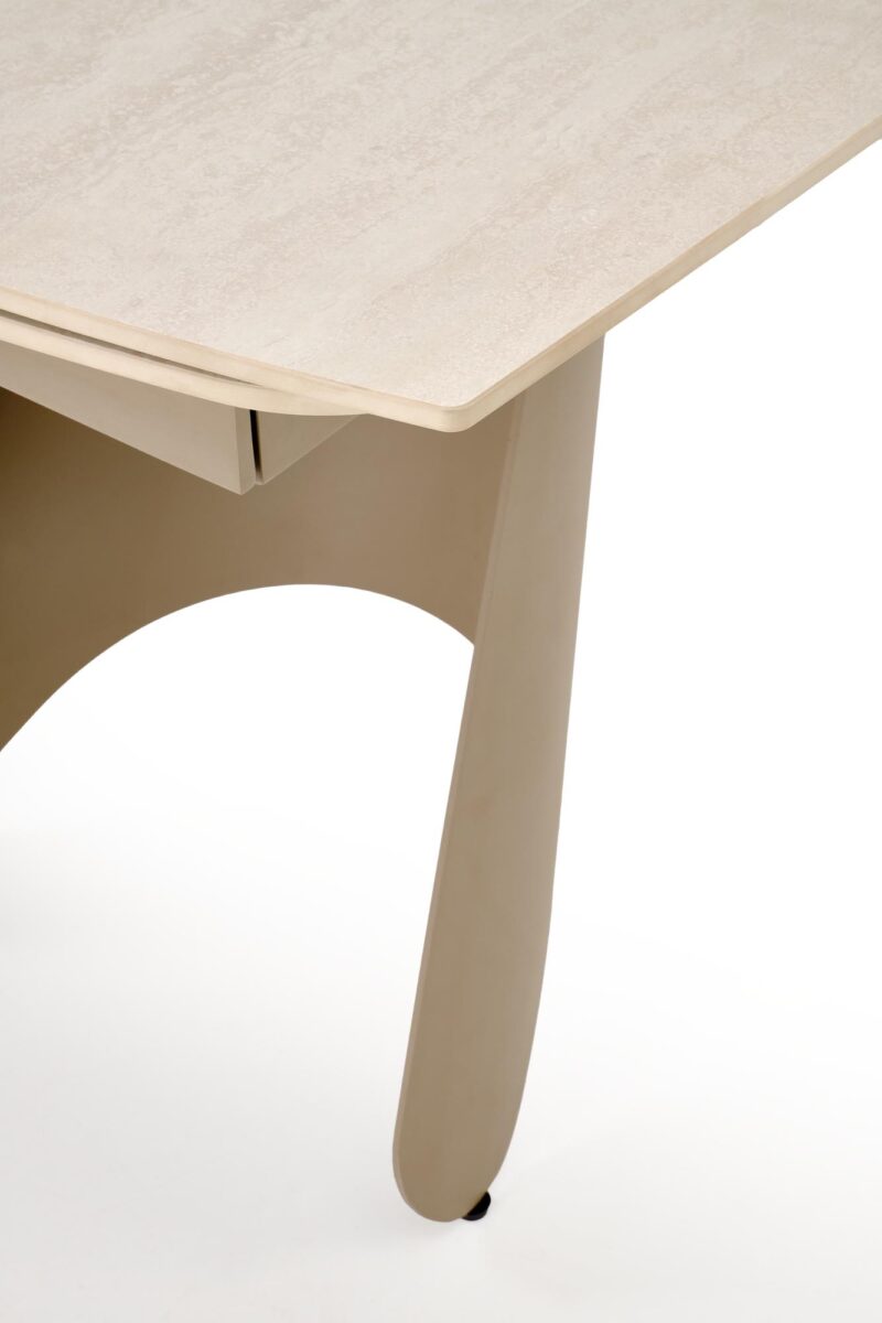 Pidentävä Ruokapöytä SALVIR, travertiini / kashmir