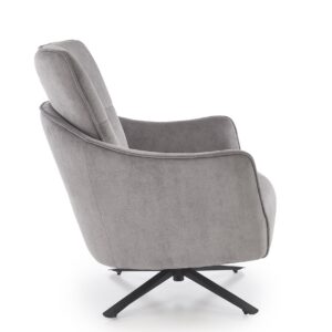 Kääntyvä nojatuoli SCAMOR, harmaa