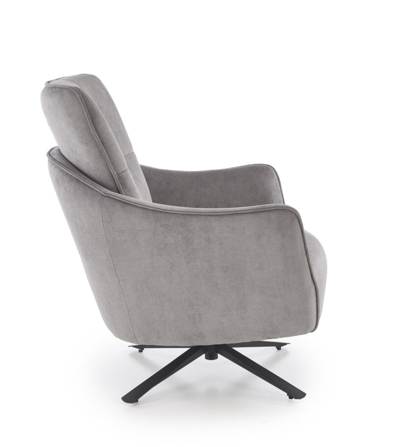 Kääntyvä nojatuoli SCAMOR, harmaa