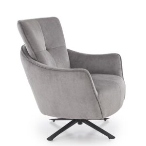 Kääntyvä nojatuoli SCAMOR, harmaa