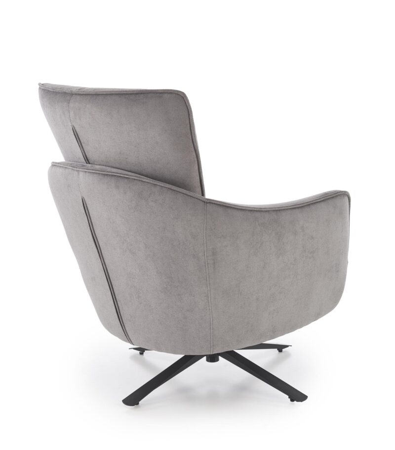 Kääntyvä nojatuoli SCAMOR, harmaa