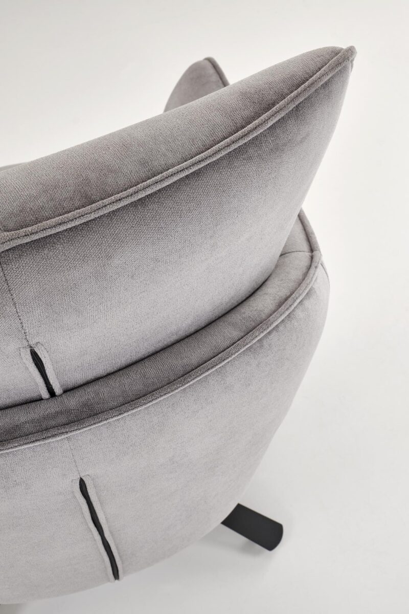 Kääntyvä nojatuoli SCAMOR, harmaa