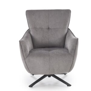 Kääntyvä nojatuoli SCAMOR, harmaa