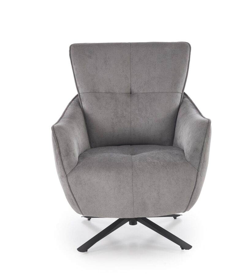 Kääntyvä nojatuoli SCAMOR, harmaa