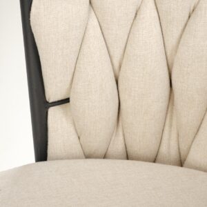 Baarituoli CINDRA, musta / beige