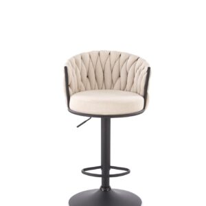 Baarituoli CINDRA, musta / beige