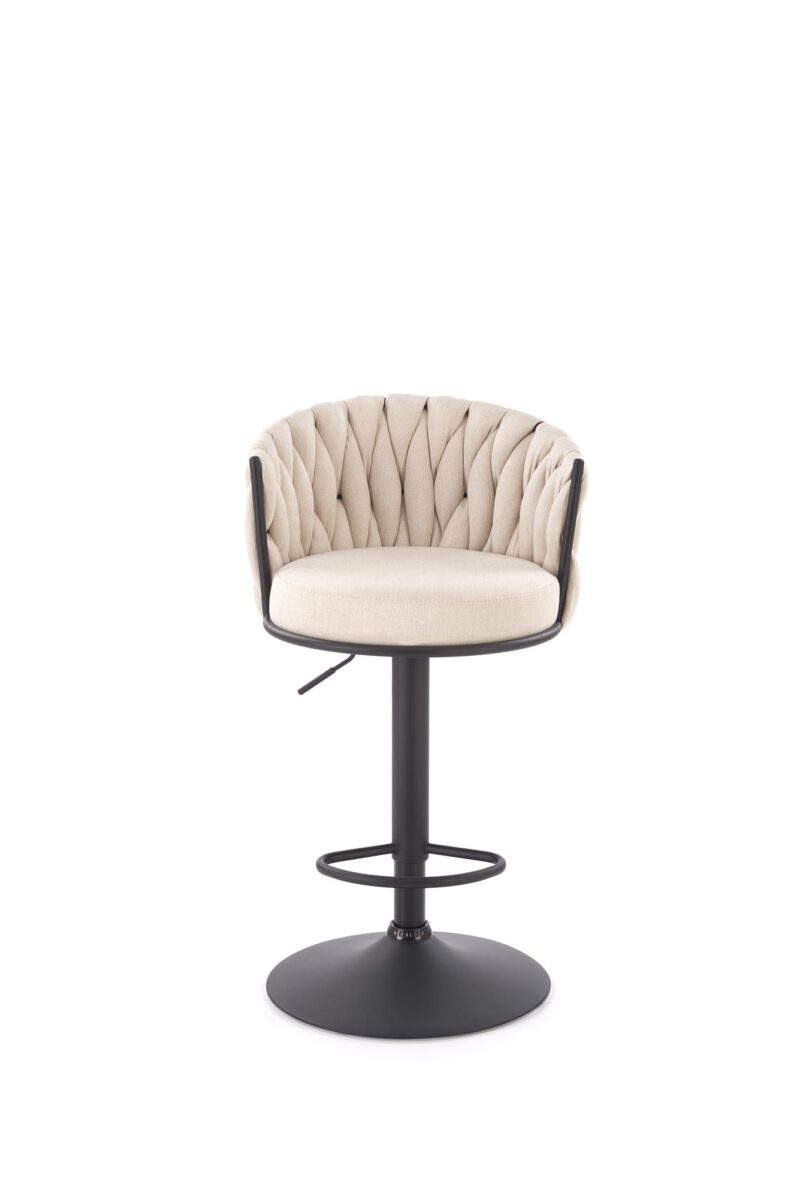 Baarituoli CINDRA, musta / beige