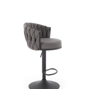 Baarituoli CINDRA, musta / harmaata