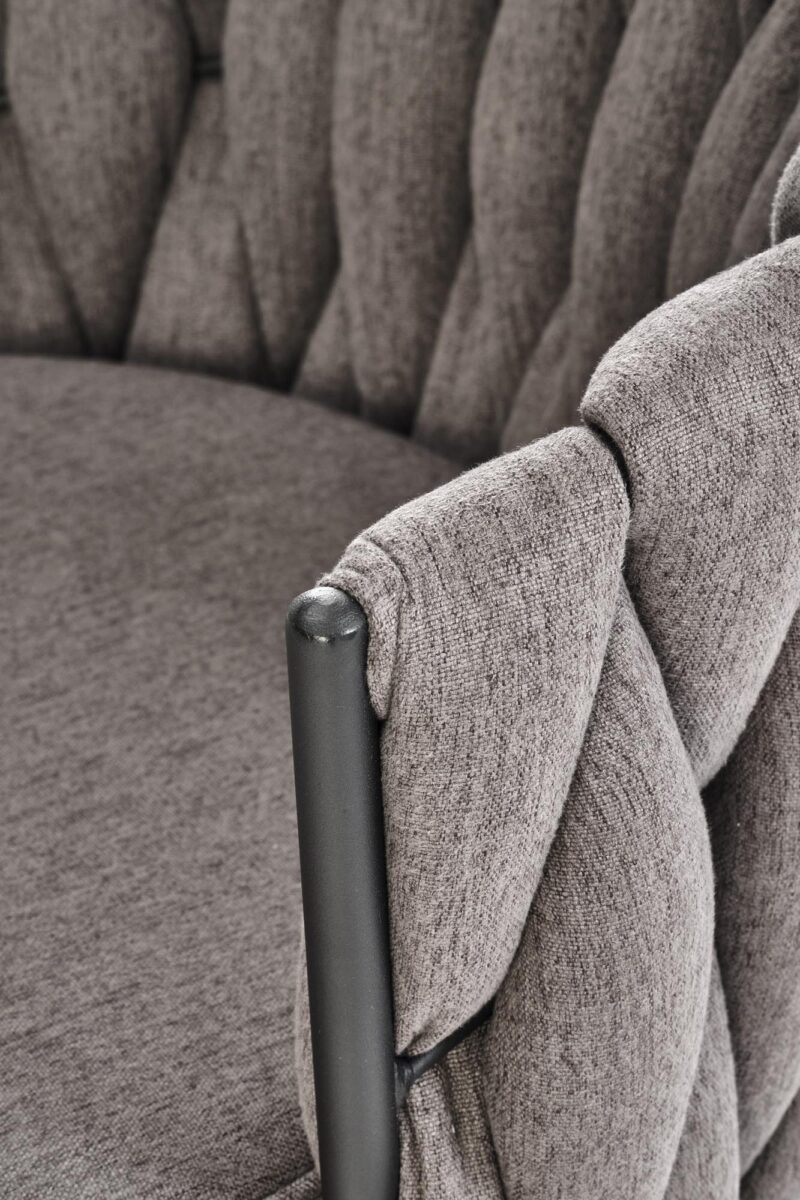 Baarituoli CINDRA, musta / harmaata