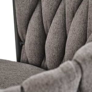 Baarituoli CINDRA, musta / harmaata