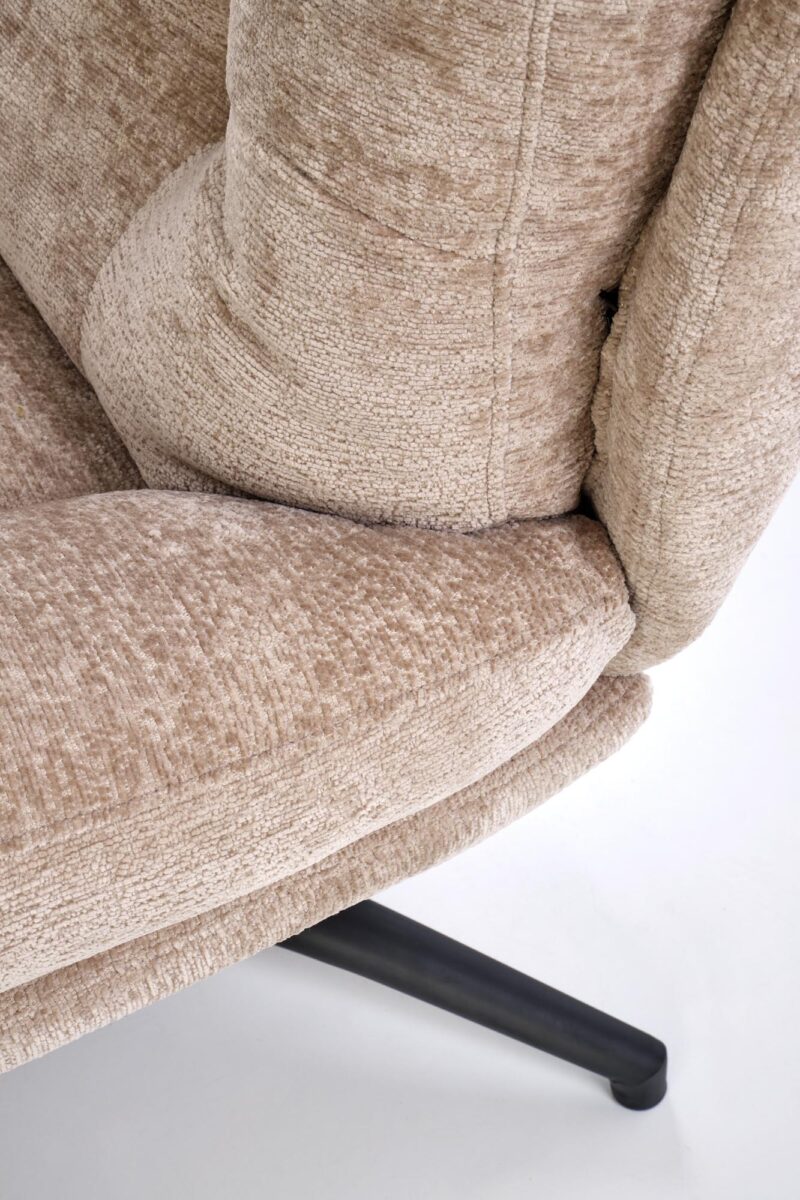 Kääntyvä nojatuoli PESTA, puffs, beige