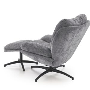 Kääntyvä nojatuoli PESTA, rahin, harmaa