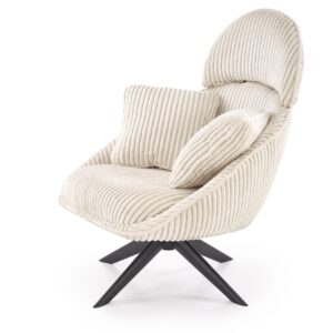 Kääntyvä nojatuoli MERRIN 2, kermaansävyinen
