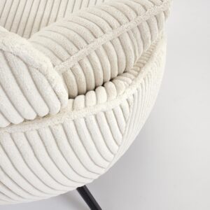 Kääntyvä nojatuoli MERRIN 2, kermaansävyinen